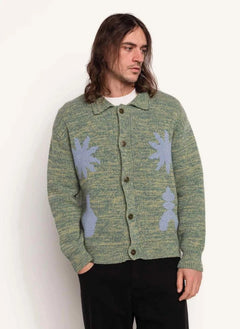 Olow - Kalama Strickjacke | Heather Grün
