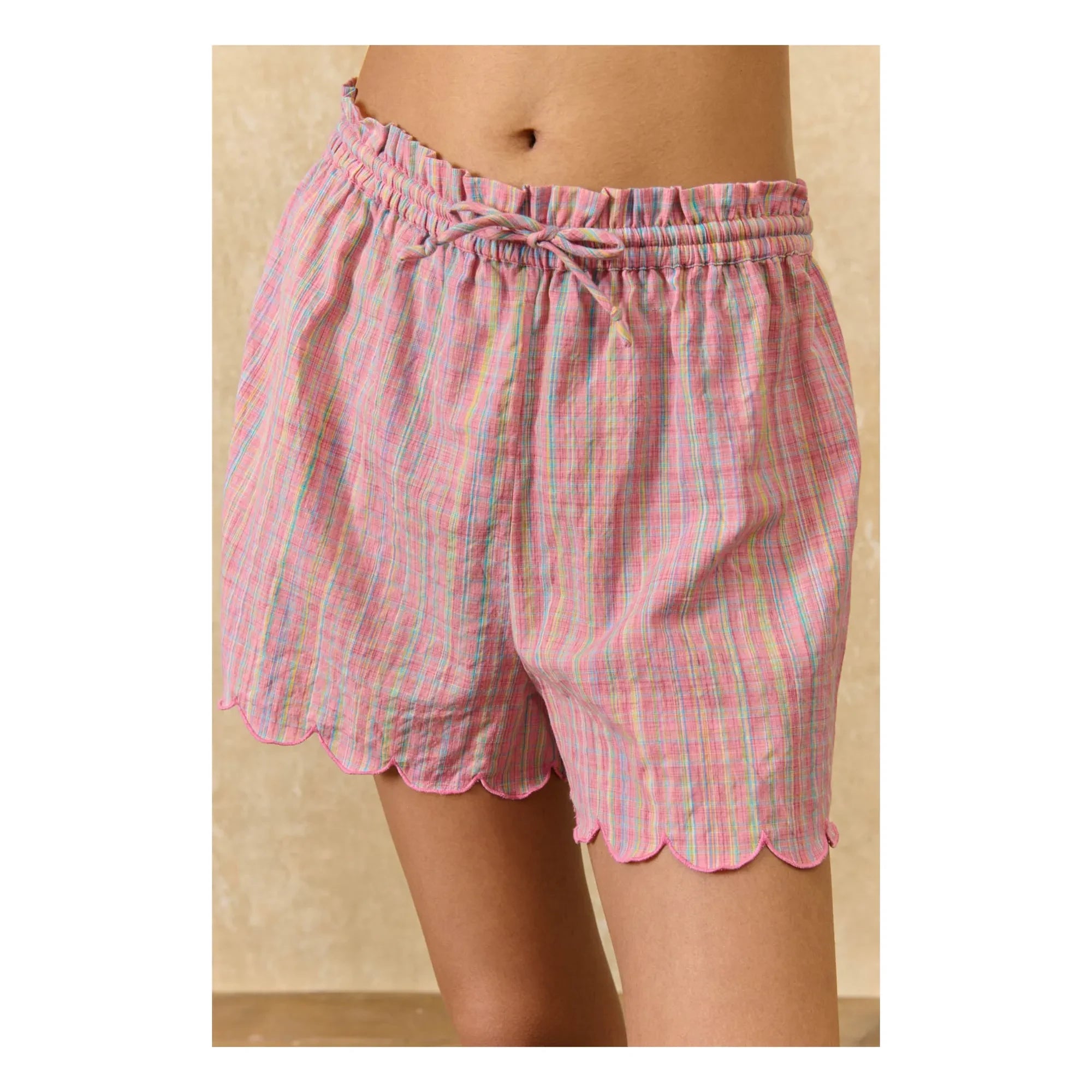 Louise Misha - Minala Pyjama aus Bio-Baumwolle | Rosa