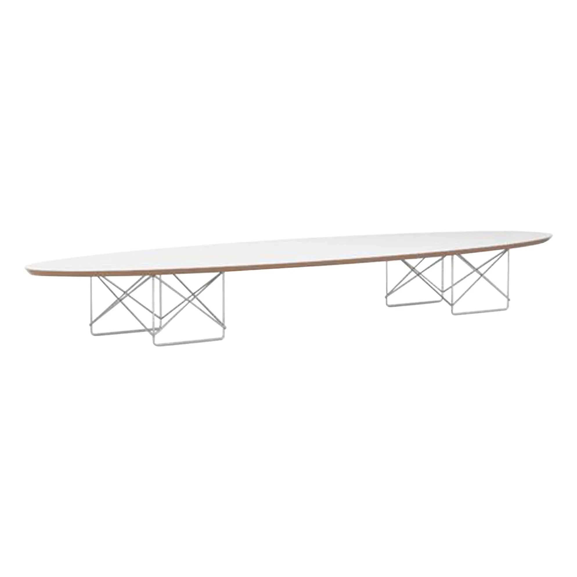 Vitra - Elliptischer Tisch ETR - Charles & Ray Eames, 1951 | Weiß