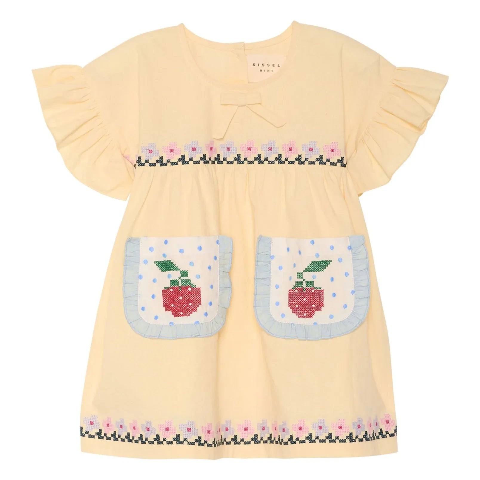 SISSEL EDELBO - Ohio Bio-Baumwollkleid - Kinderkollektion | Hellgelb