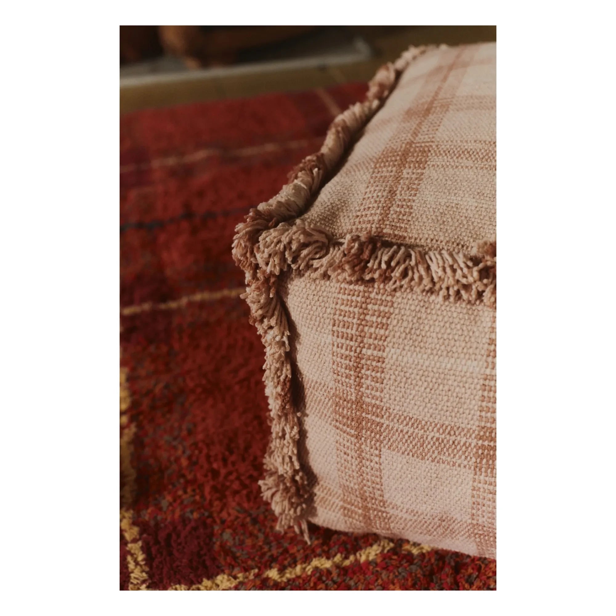 Lorena Canals - Tartan Pouf | Puderrosa