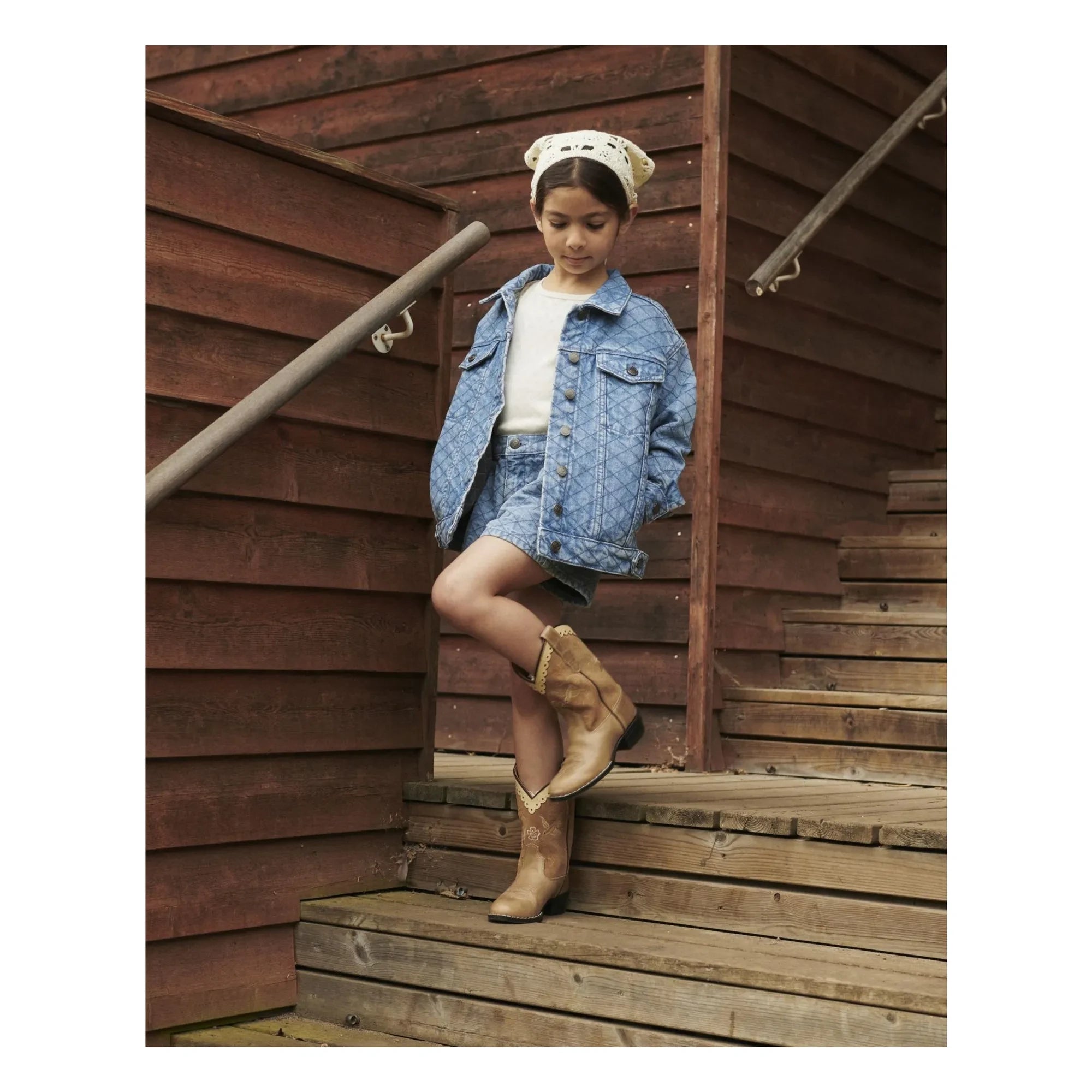 Copenhagen Colors – Cowboystiefel Dove Wildleder – Copenhagen Colors X Bootstock | Beige
