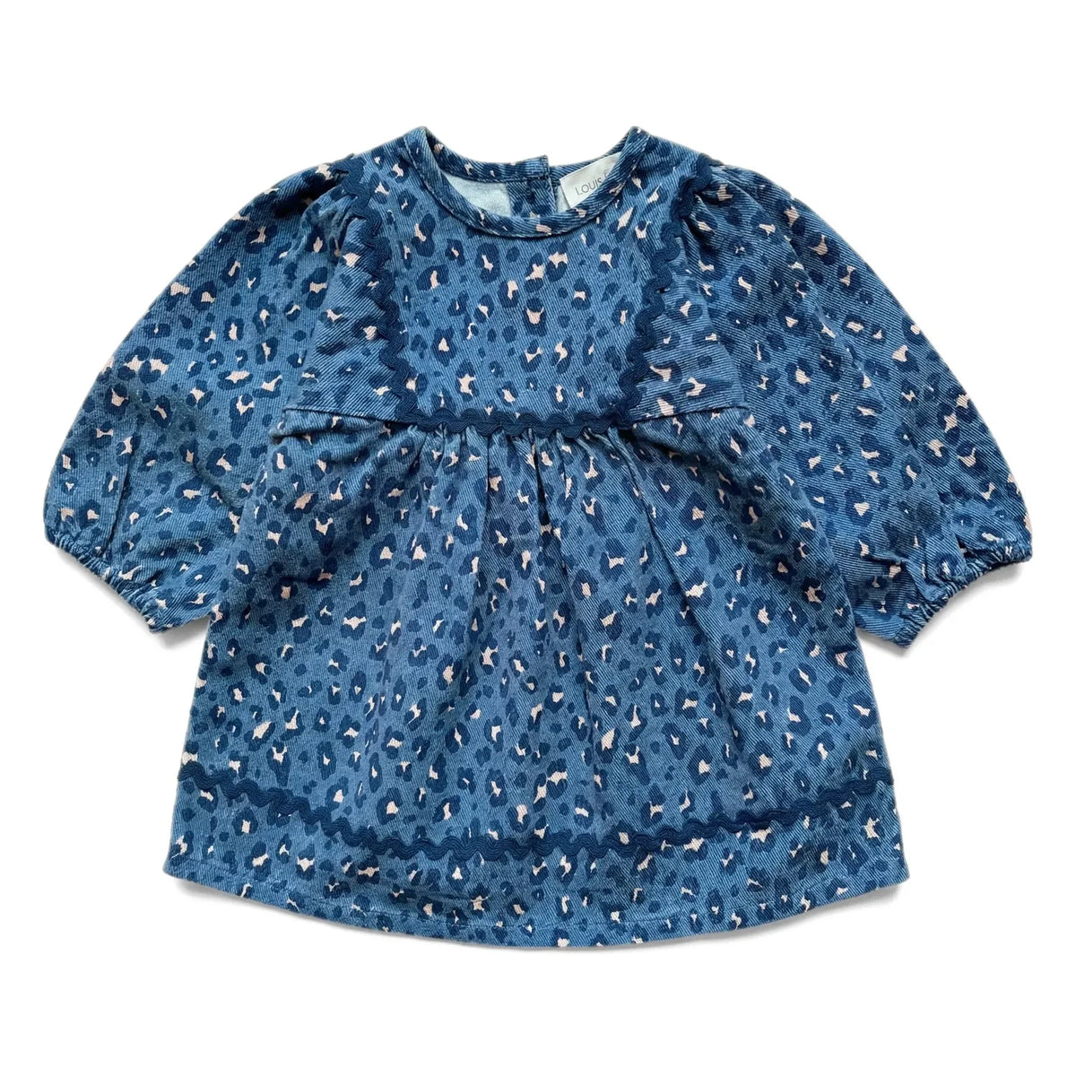 Louis Louise - Maha Leopar Denim Elbise | Mavi