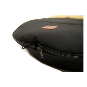Kaiser - Premium Lammfellfußsack | Schwarz