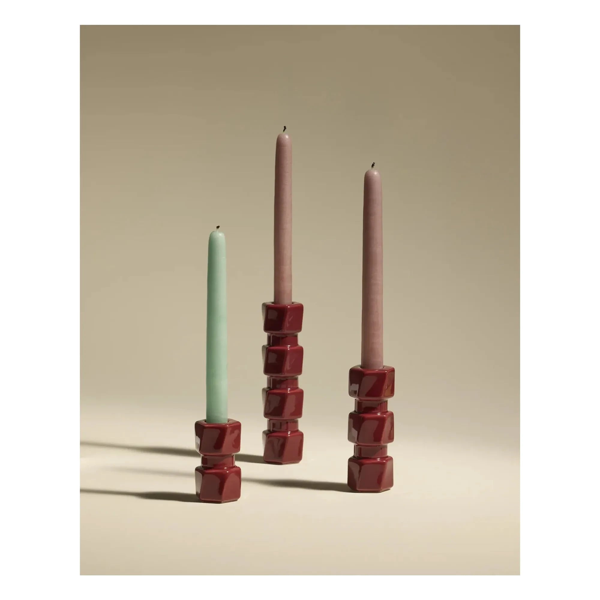 Maison Sarah Lavoine - Colonna Kerzenständer | Karmen Rot