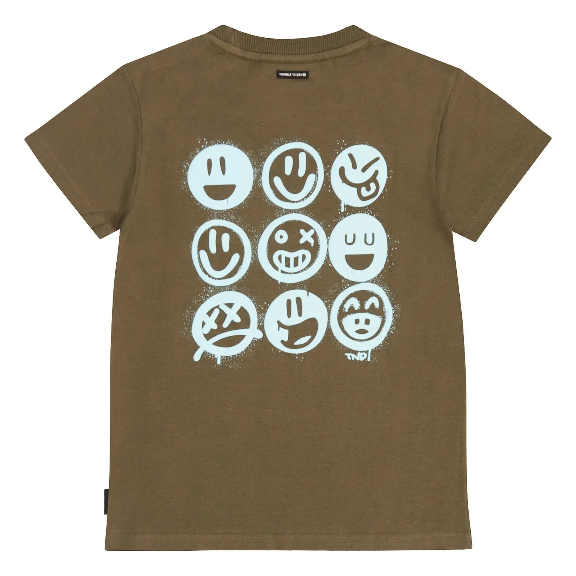 Tumble N'Dry - Recyceltes Baumwoll-Surface T-Shirt | Khaki-Braun