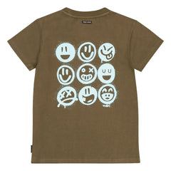 Tumble N'Dry - Recyceltes Baumwoll-Surface T-Shirt | Khaki-Braun