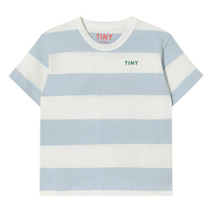 Tinycottons - Gestreiftes T-Shirt aus Bio-Baumwolle | Blau