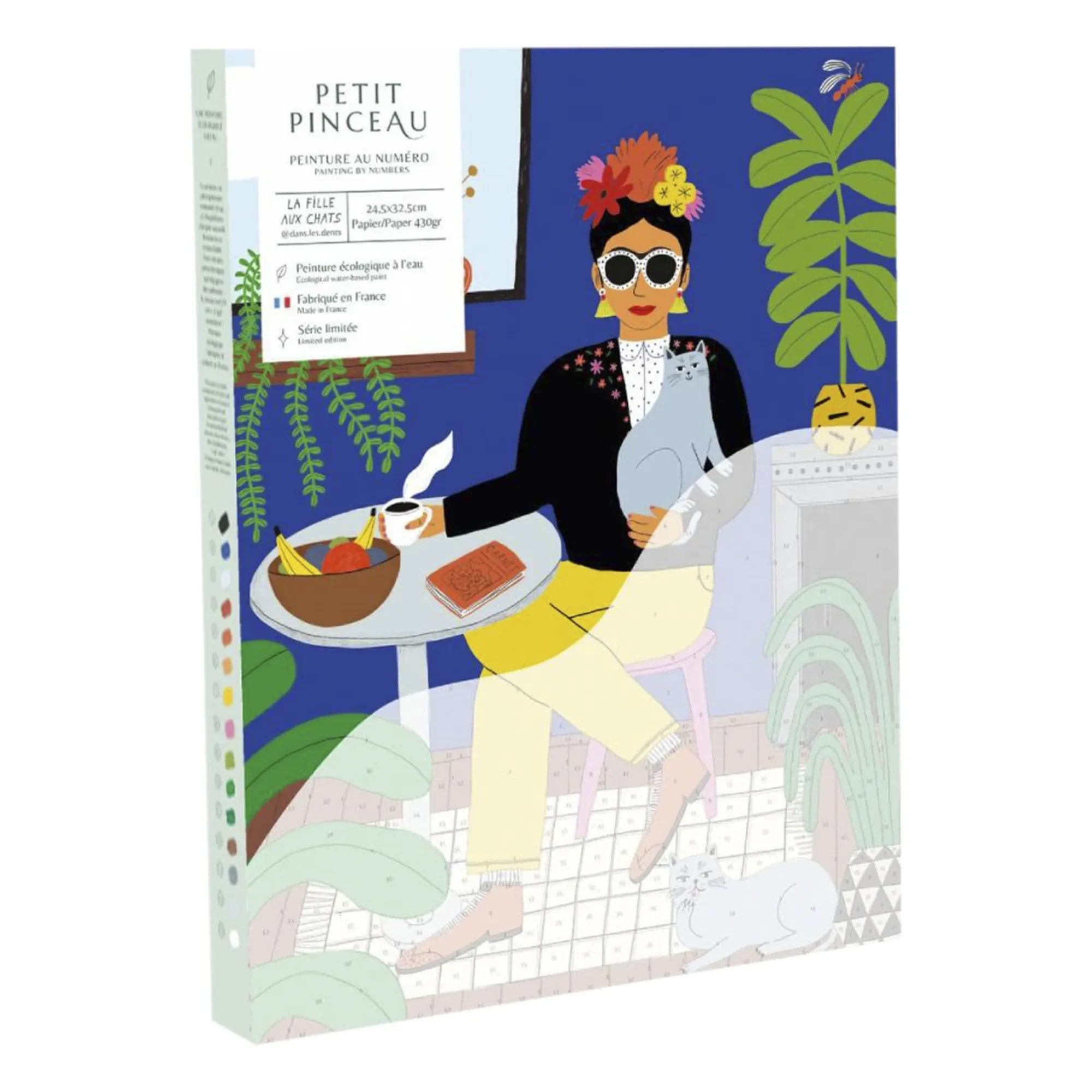La Petite Épicerie - Malbuch mit Zahlen - La Fille aux Chats