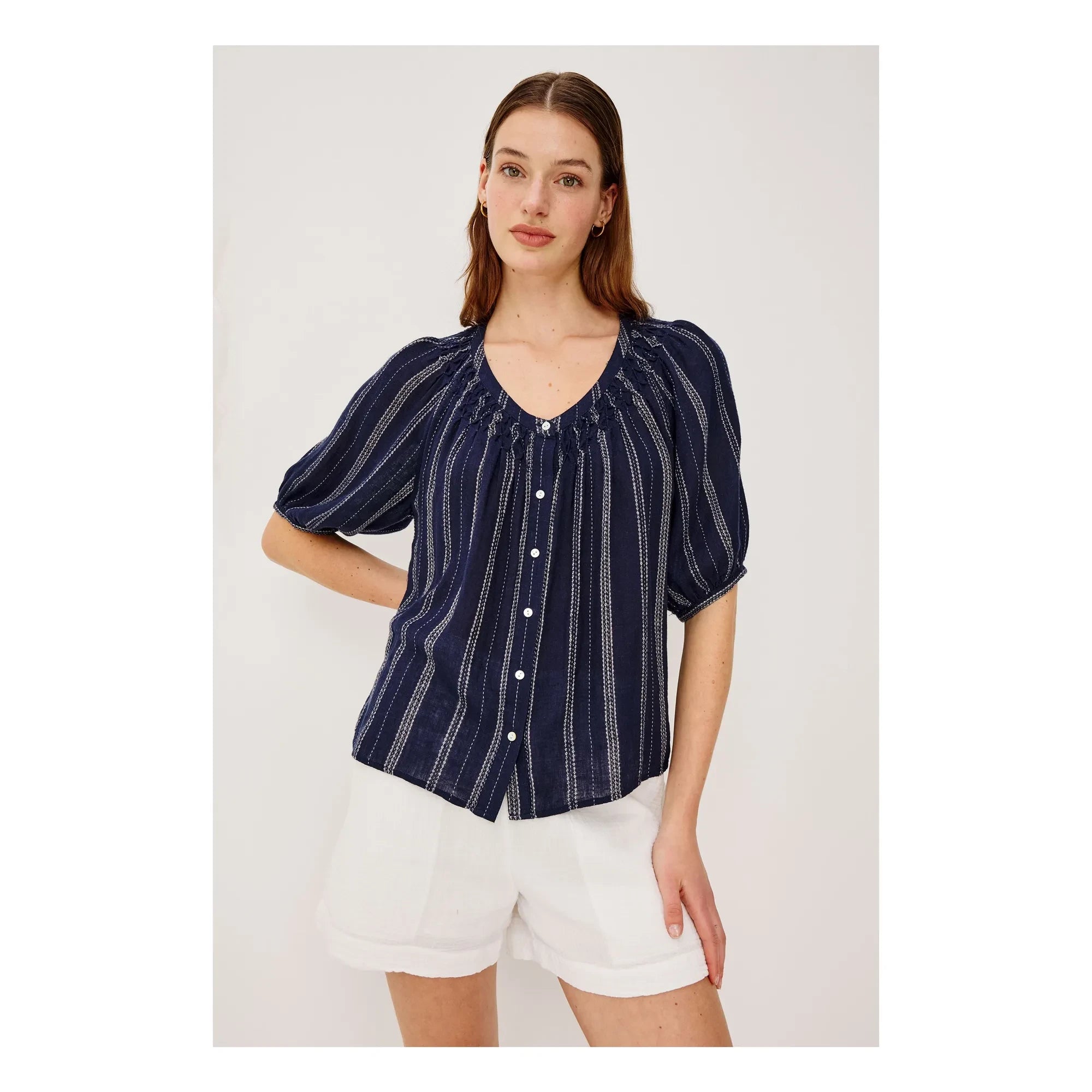 Rails - Gestreifte Bluse Rix | Marineblau
