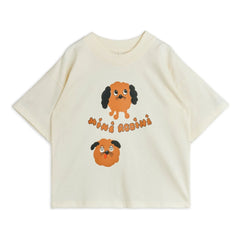Mini Rodini - Doggies Bio-Baumwoll-T-Shirt | Weiß