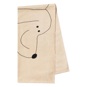 Tinycottons - Tiny & Tiny Bio-Baumwoll-Strandtuch | Beige