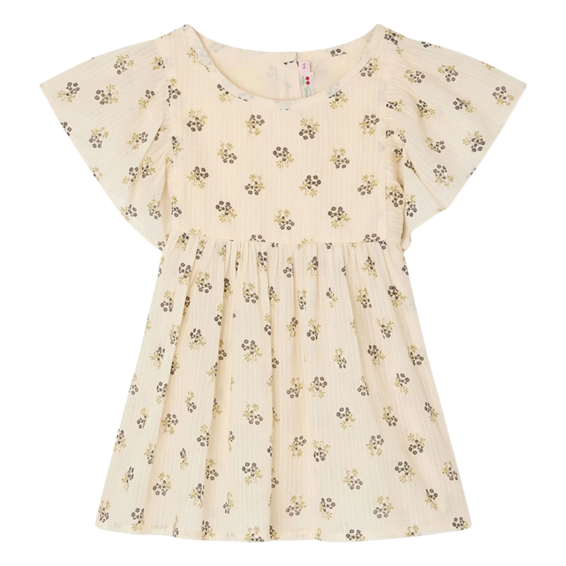 Bonpoint - Christie Fleurie Bluse aus Bio-Baumwolle | Ecru