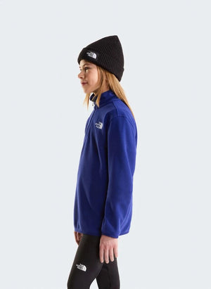 The North Face - Glacier Trucker Stil Kapuzenfleece | Königsblau
