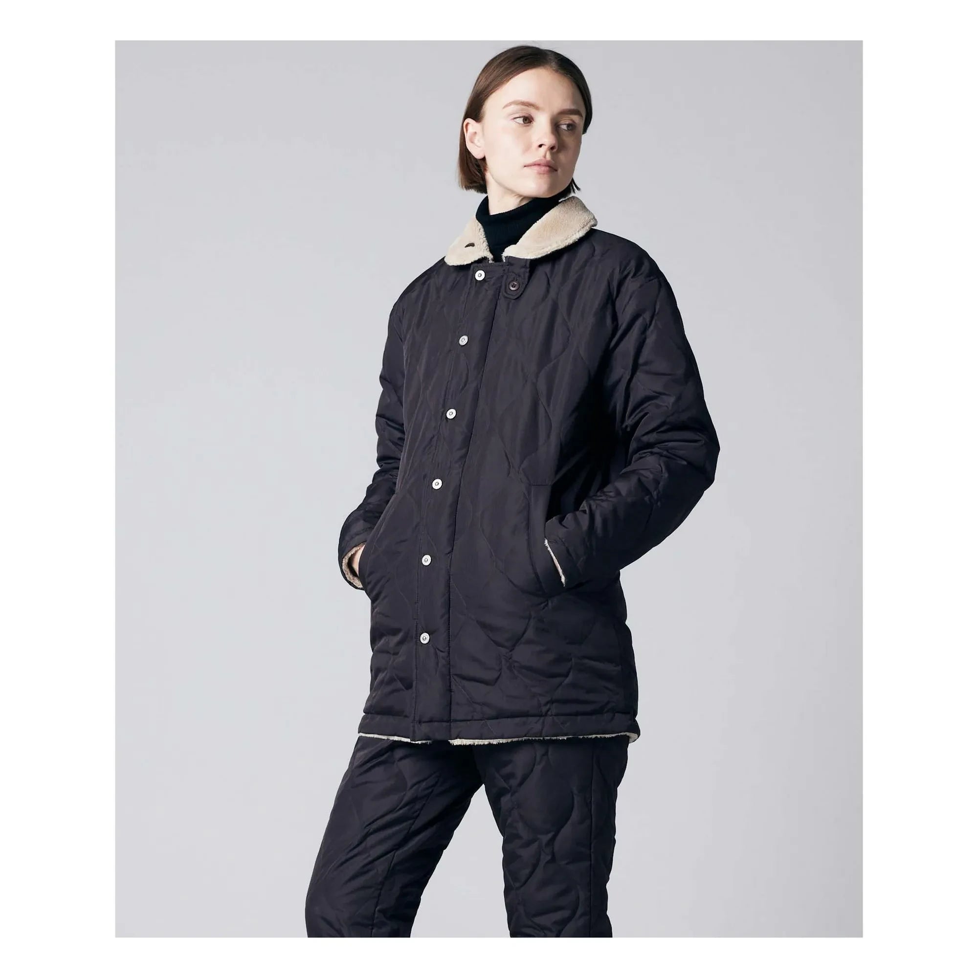 Taion - N-1 Doppelseitige Militärjacke | Schokolade
