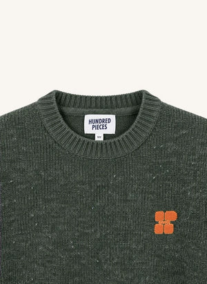 Hundred Pieces - Mika Merinowolle Pullover | Haki