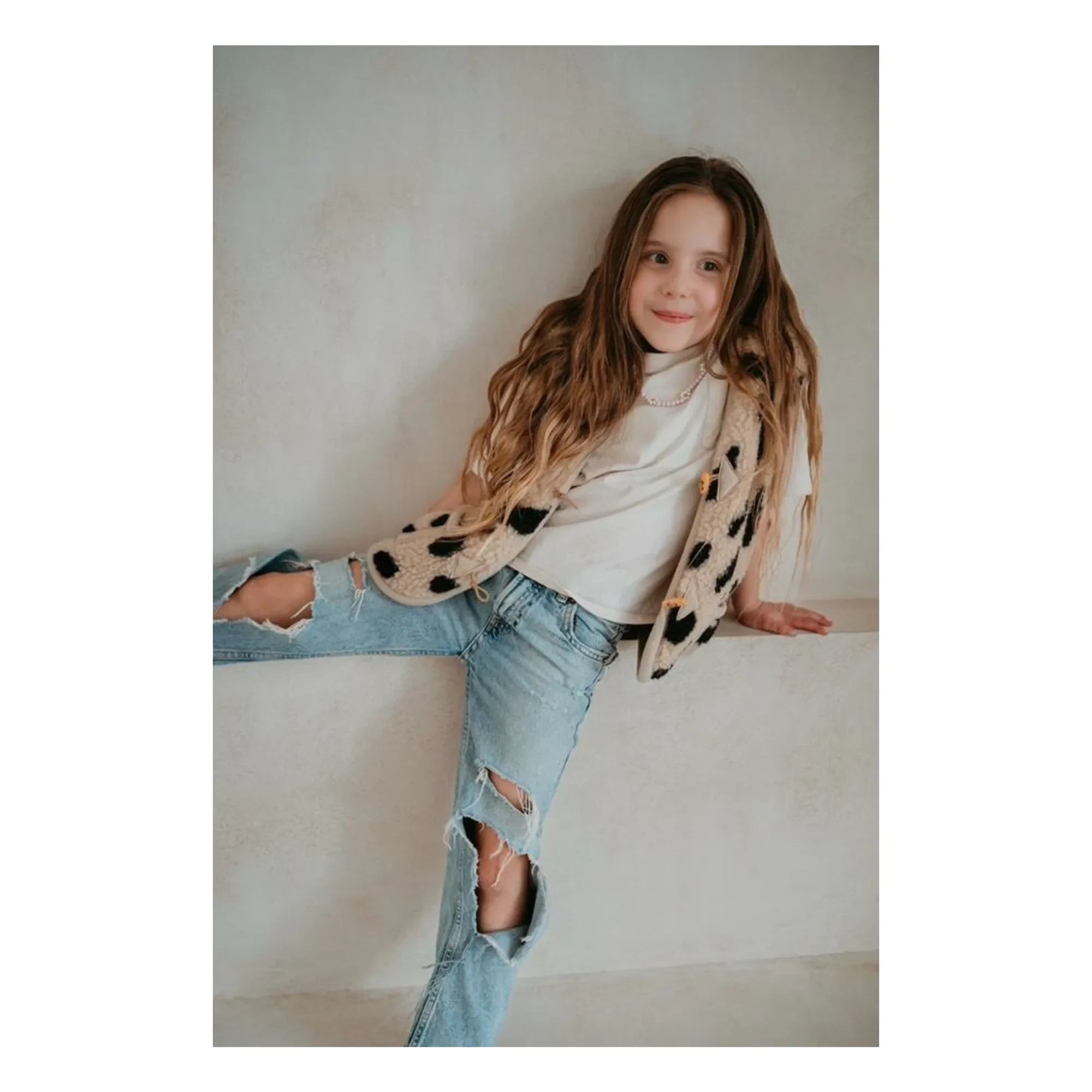 Alwero - Alpen Cheetah Ärmellose Weste | Beige