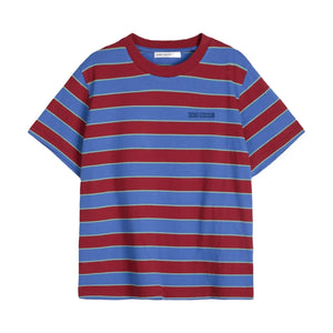 Bobo Choses – Gestreiftes Baumwoll-T-Shirt | Blau