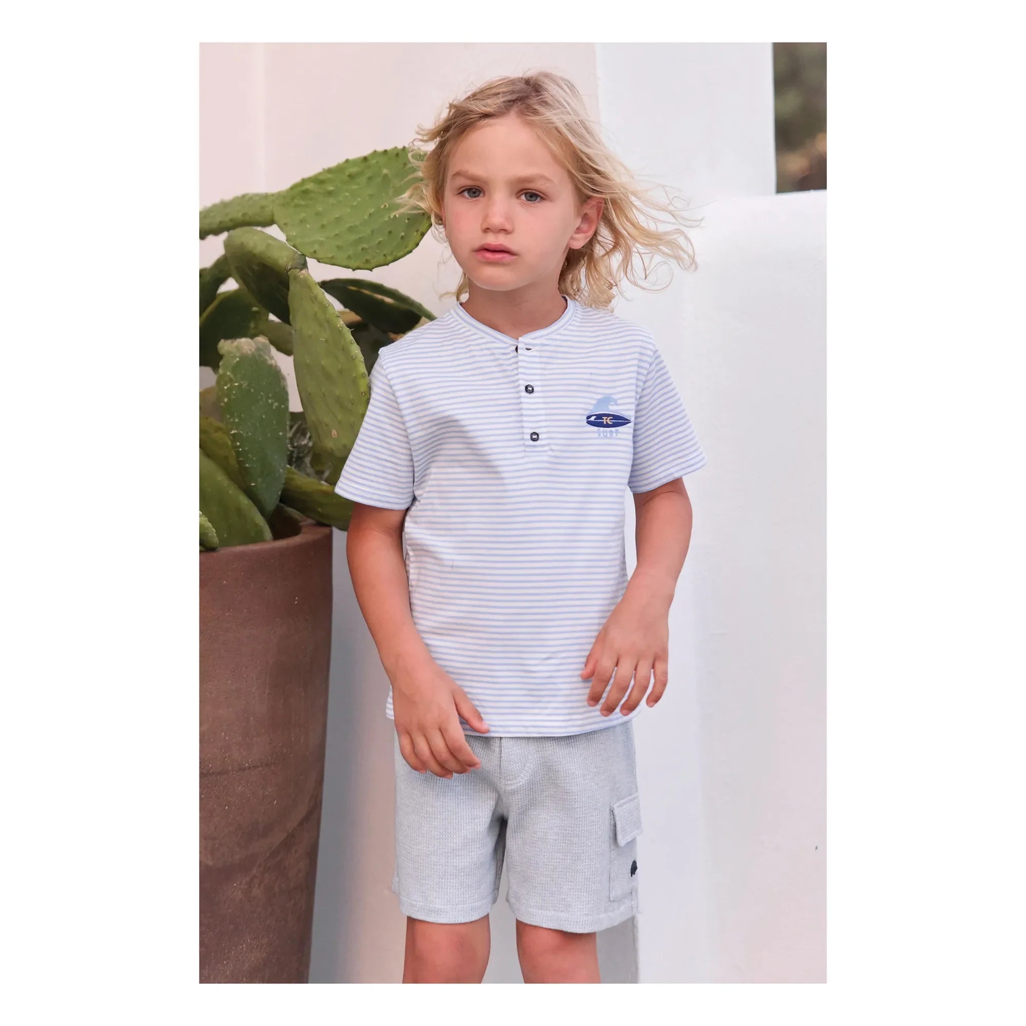 Tartine et Chocolat - Surf-T-Shirt | Hellblau