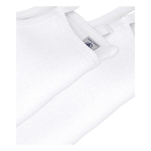 Petit Bateau – Batch 2 Unifarbene Unterhemden | Weiß