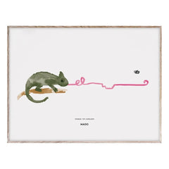 Mado - Charlie das Chamäleon Poster 40x30 cm