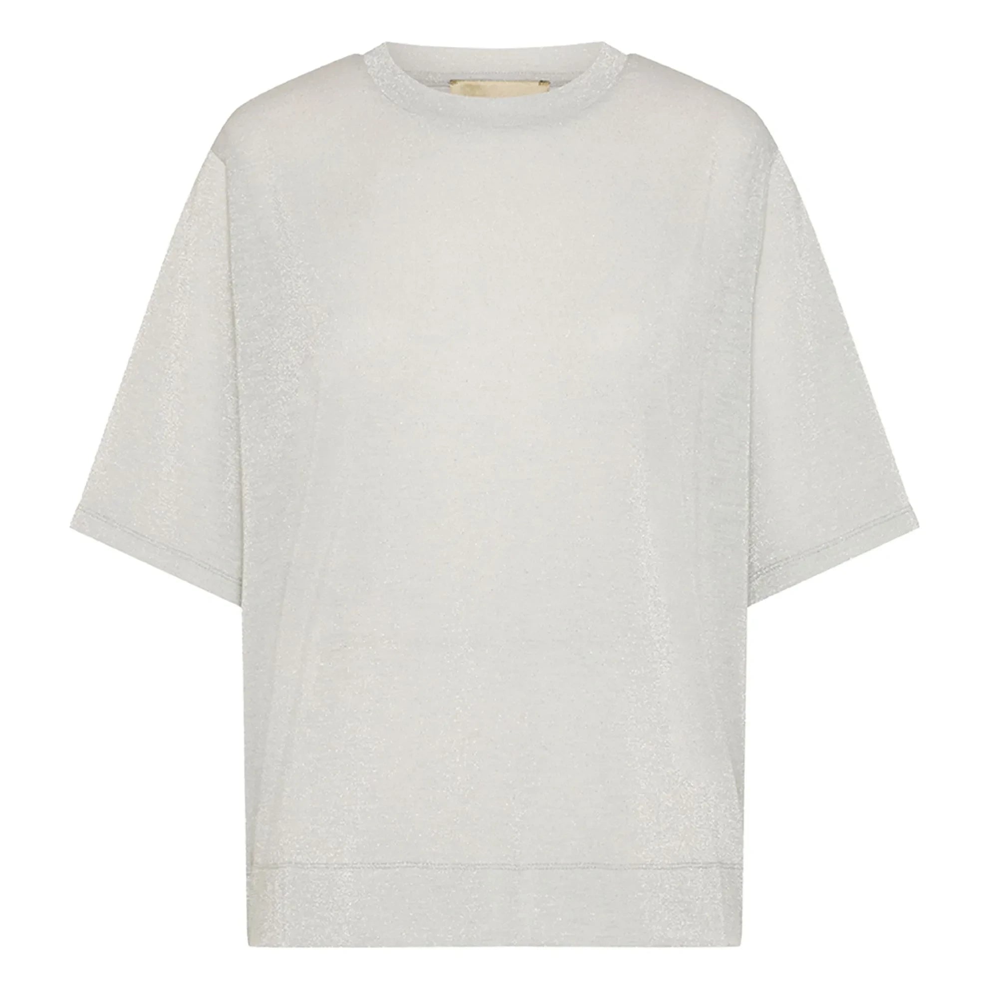Momoni - Iora Metallic T-Shirt | Hellgrau
