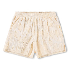 Molo - Angela Palm Frottee-Shorts | Ecru