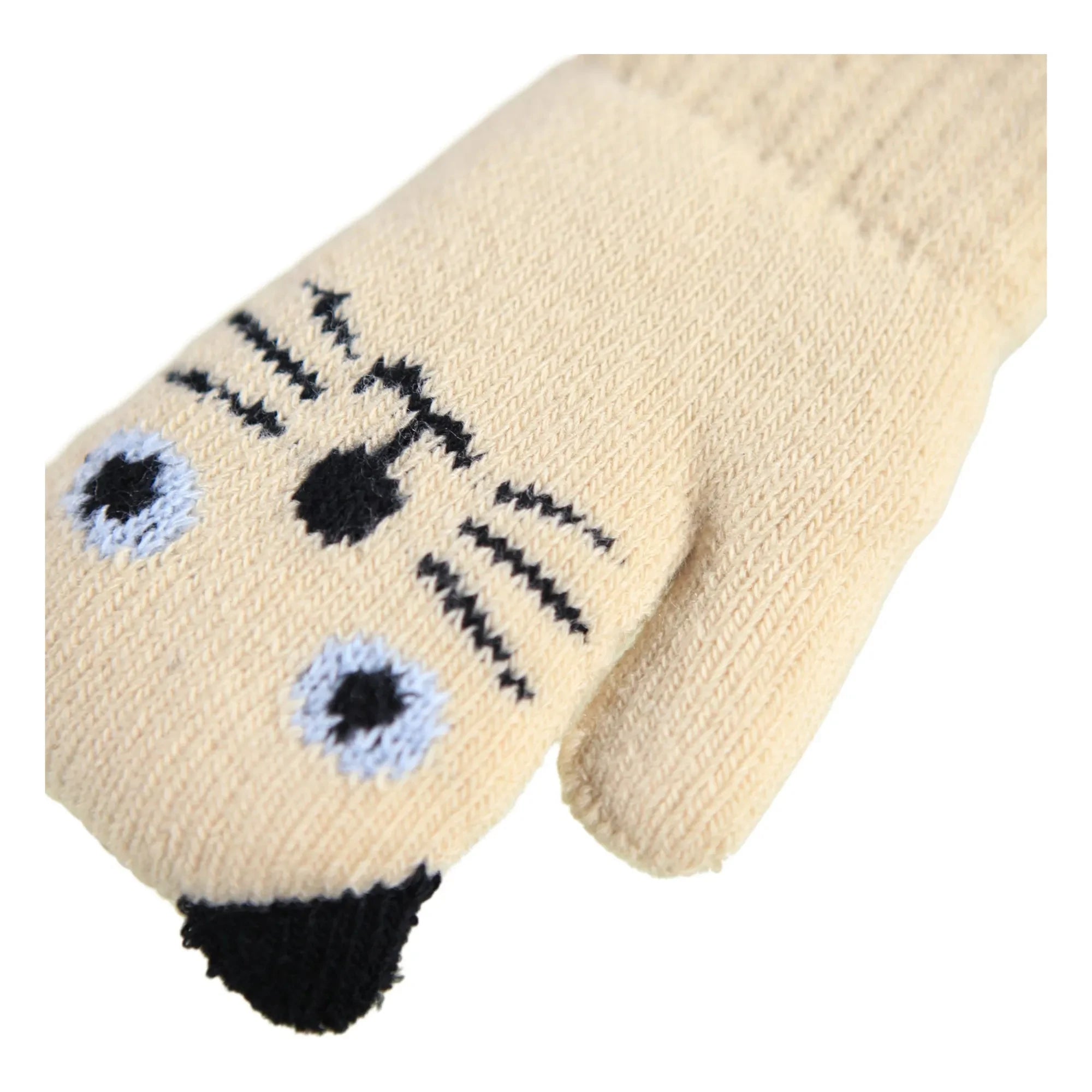 Molo - Kenau Katzenhandschuhe | Ecru