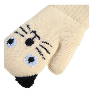 Molo - Kenau Katzenhandschuhe | Ecru
