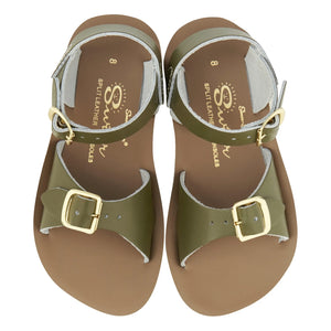 Salt-Water - Surfer Wasserfeste Ledersandale | Khaki