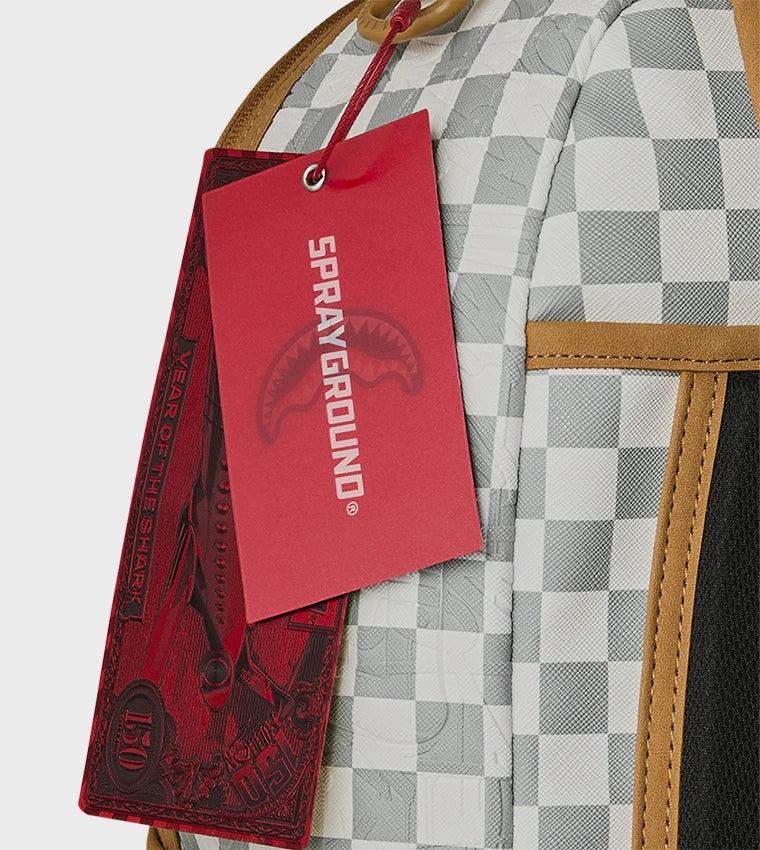 Sprayground - Graff Kabartmalı Kareli Sırt Çantası