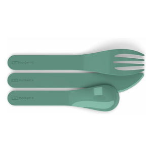 Monbento - MB Pocket Color biologisch abbaubares Besteck | Waldgrün