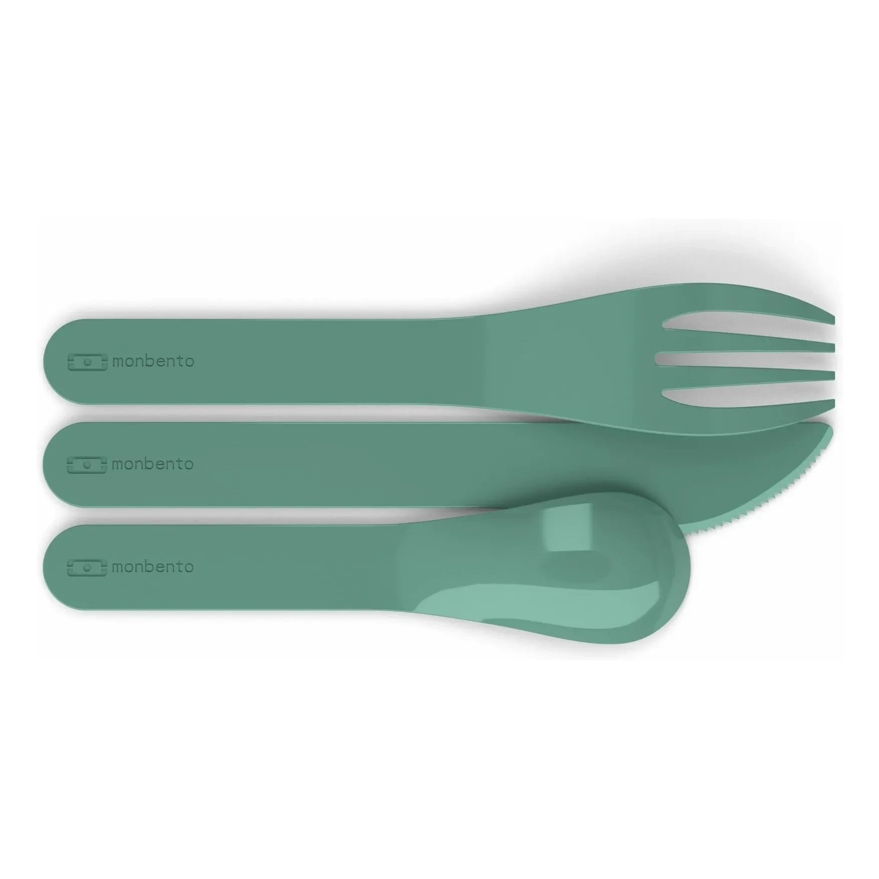 Monbento - MB Pocket Color biologisch abbaubares Besteck | Waldgrün