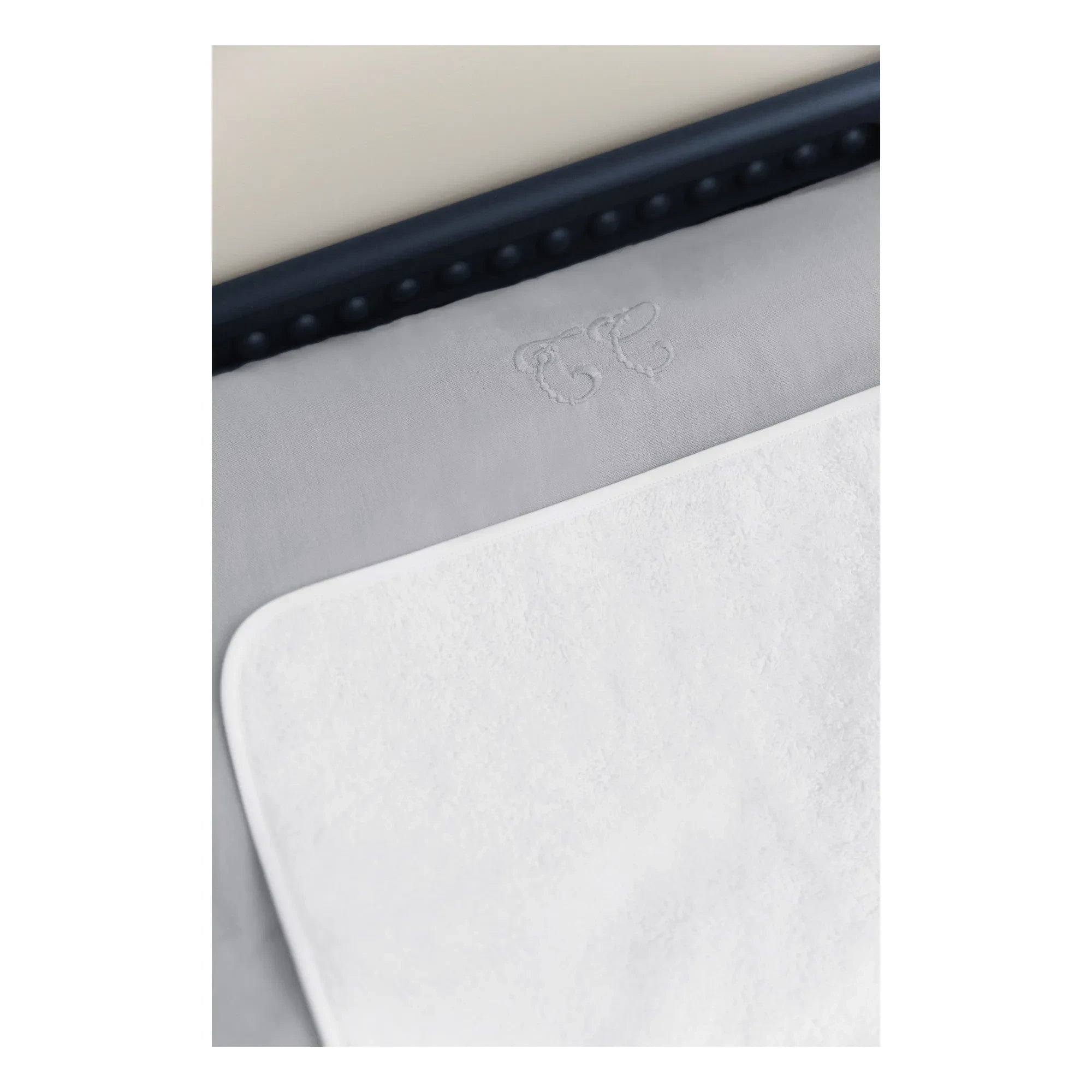 Tartine et Chocolat - Wickelauflage Toile de Jouy | Grau