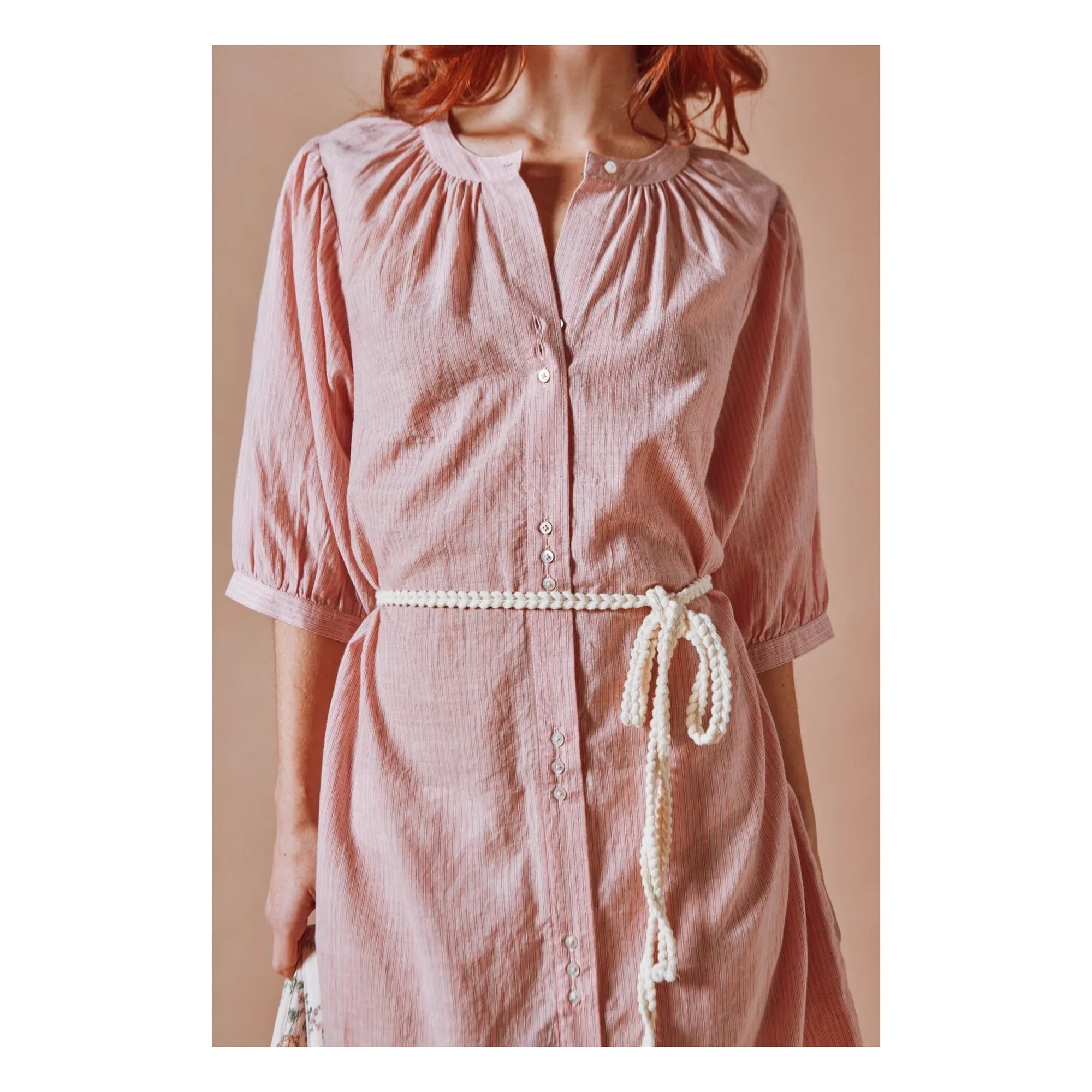 Emile et Ida - Rosa Kadhi Baumwollkleid