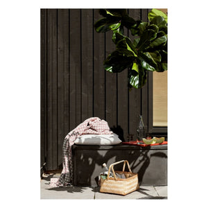 Broste Copenhagen - Fiber Outdoor Aufbewahrungsbank | Carbon