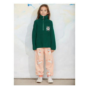 Mini Rodini - Tavşanlı Organik Pamuklu Jogger | Pembe