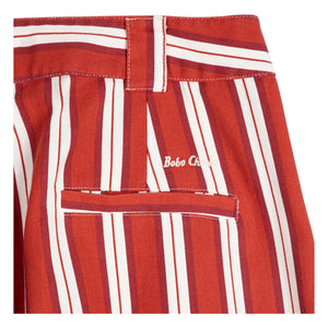 Bobo Choses - Gestreifte Baumwollhose | Rot
