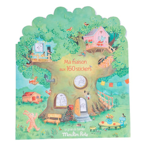 Moulin Roty - Sticker-Notizbuch - Große Familie