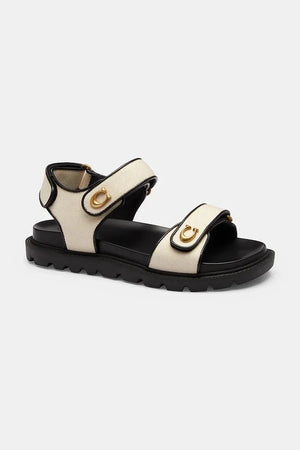 Coach Brynn Canvas Sandal Kadın Sandali
