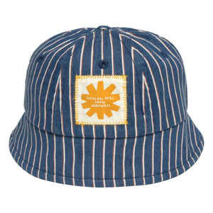 Thinking Mu - Norfeu Gestreift Bob Bio-Baumwolle | Blau