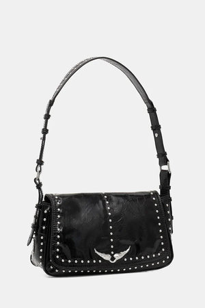 ZADIG&VOLTAIRE LE ZOUZOU VINTAGE PATENT STUDS Deri Çanta