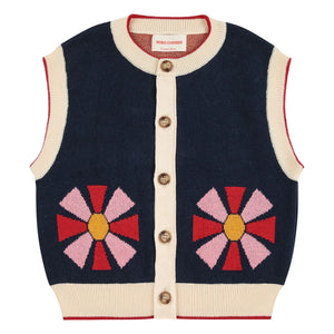 Bobo Choses - Kaleidoskop Bio-Baumwoll-Strickjacke | Marineblau