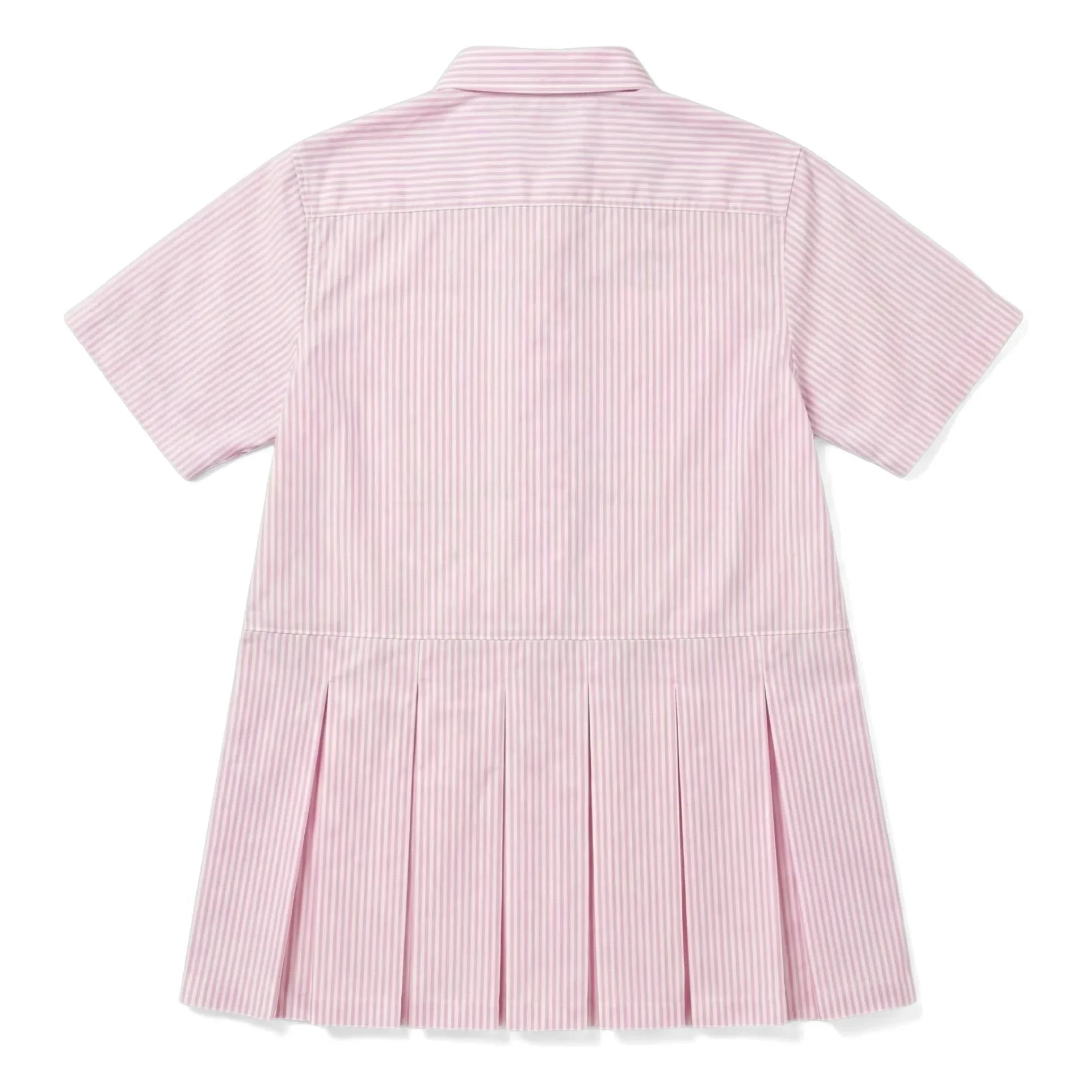 Finger in the nose – Dakota Gestreiftes Kleid | Blassrosa