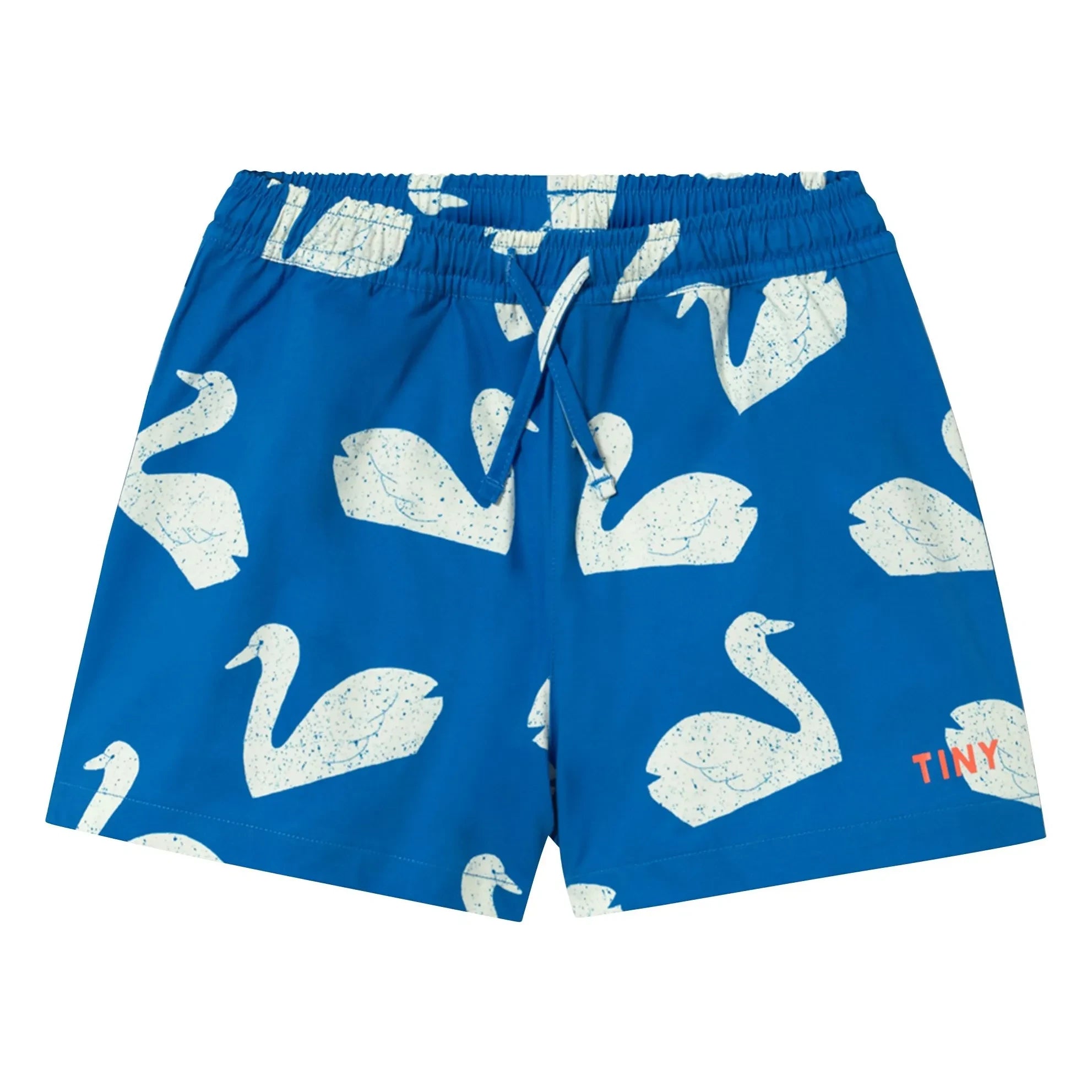 Tinycottons - Badeshorts mit blauen Schwänen