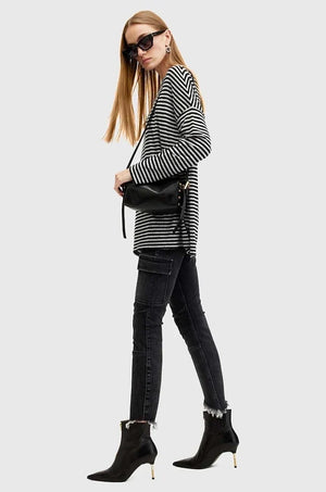 AllSaints RITA STRIPE TEE Bluz
