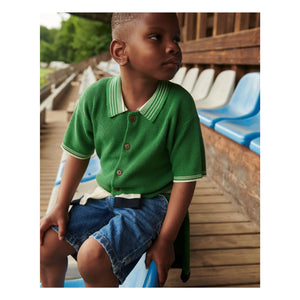 Copenhagen Colors - Poloshirt aus Bio-Baumwoll-Jersey | Meadow Green