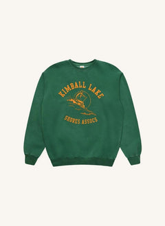 Wild Donkey - Pamuk Sweatshirt | Yeşil su