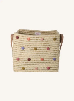 Reis - Aufbewahrungsbox aus Raffia
