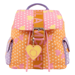 Stella McCartney Kids - Rucksack mit Sternen | Orange